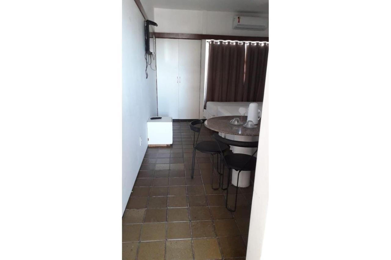 605 Flat Mobiliado Com Vista Lateral Mar Na Praia De Iracema Com Ventilador Fortaleza  Exteriör bild